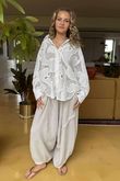Zeta Otto Embroidered Shirt Pattern 3